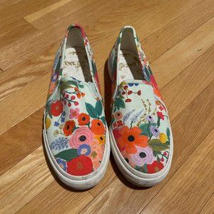 Women's Keds x Rifle Paper Co. Double Decker Citrus Garden Party Slip On Sneaker